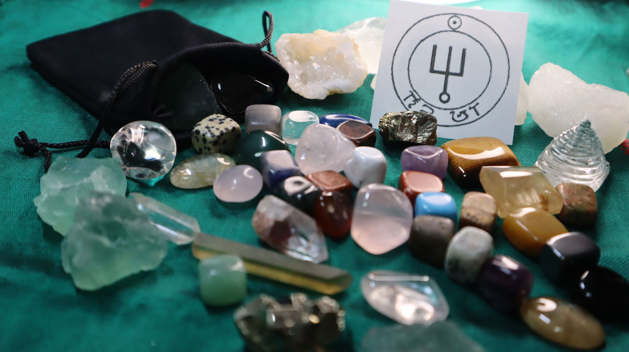 呪符×パワーストーン守り